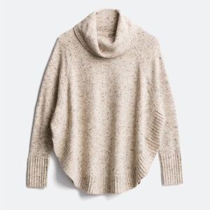 Cotton Blend pullover poncho